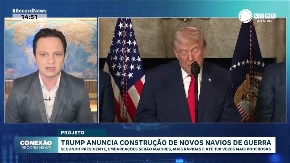 Trump anuncia construção de novos navios de guerra