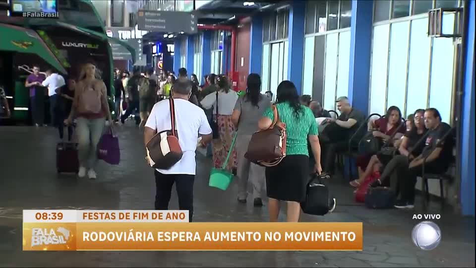 Fim de ano aumenta movimentação nos terminais rodoviários