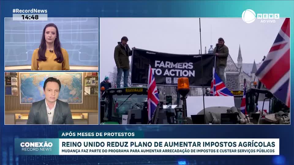 Reino Unido reduz plano de aumentar impostos agrícolas