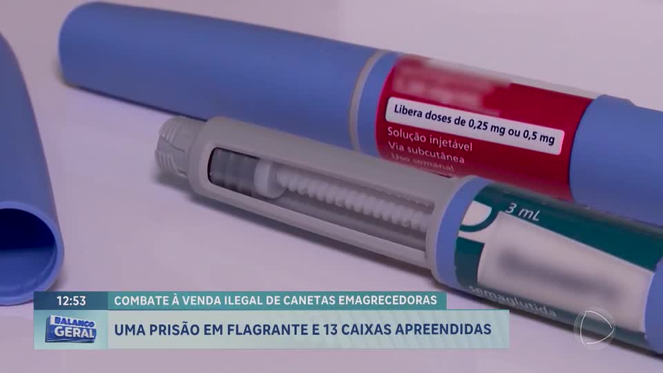 Operação apreende canetas emagrecedoras vendidas ilegalmente em feira do DF