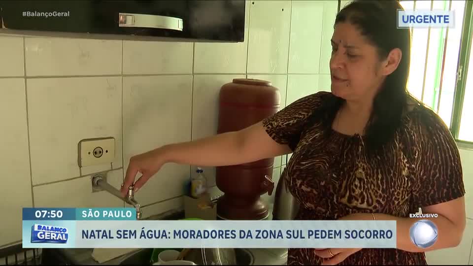 Campo Limpo, bairro da zona sul de SP, enfrenta grave desabastecimento de água