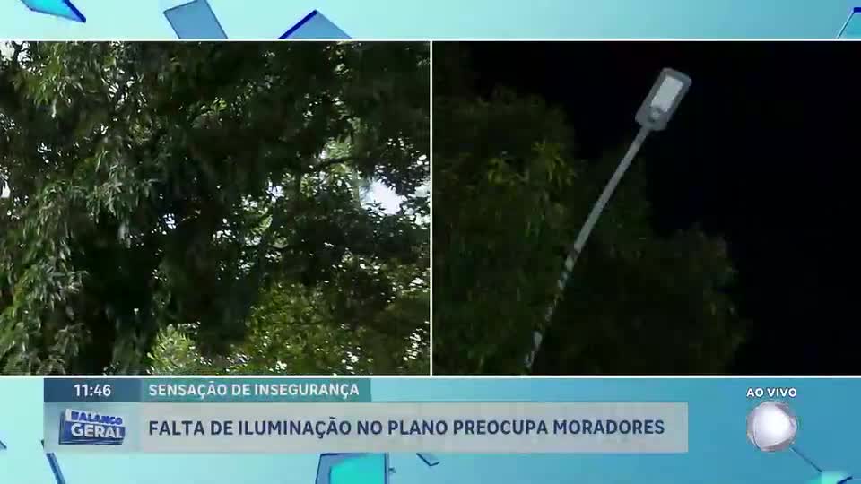 Falta de iluminação pública aumenta sensação de insegurança no Plano Piloto