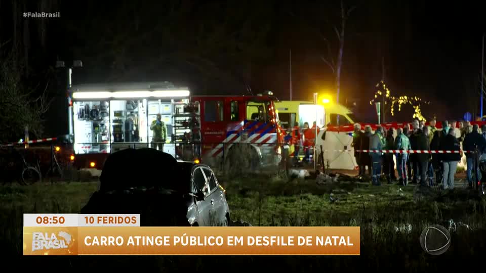 Atropelamento em desfile de Natal holandês deixa ao menos 10 feridos