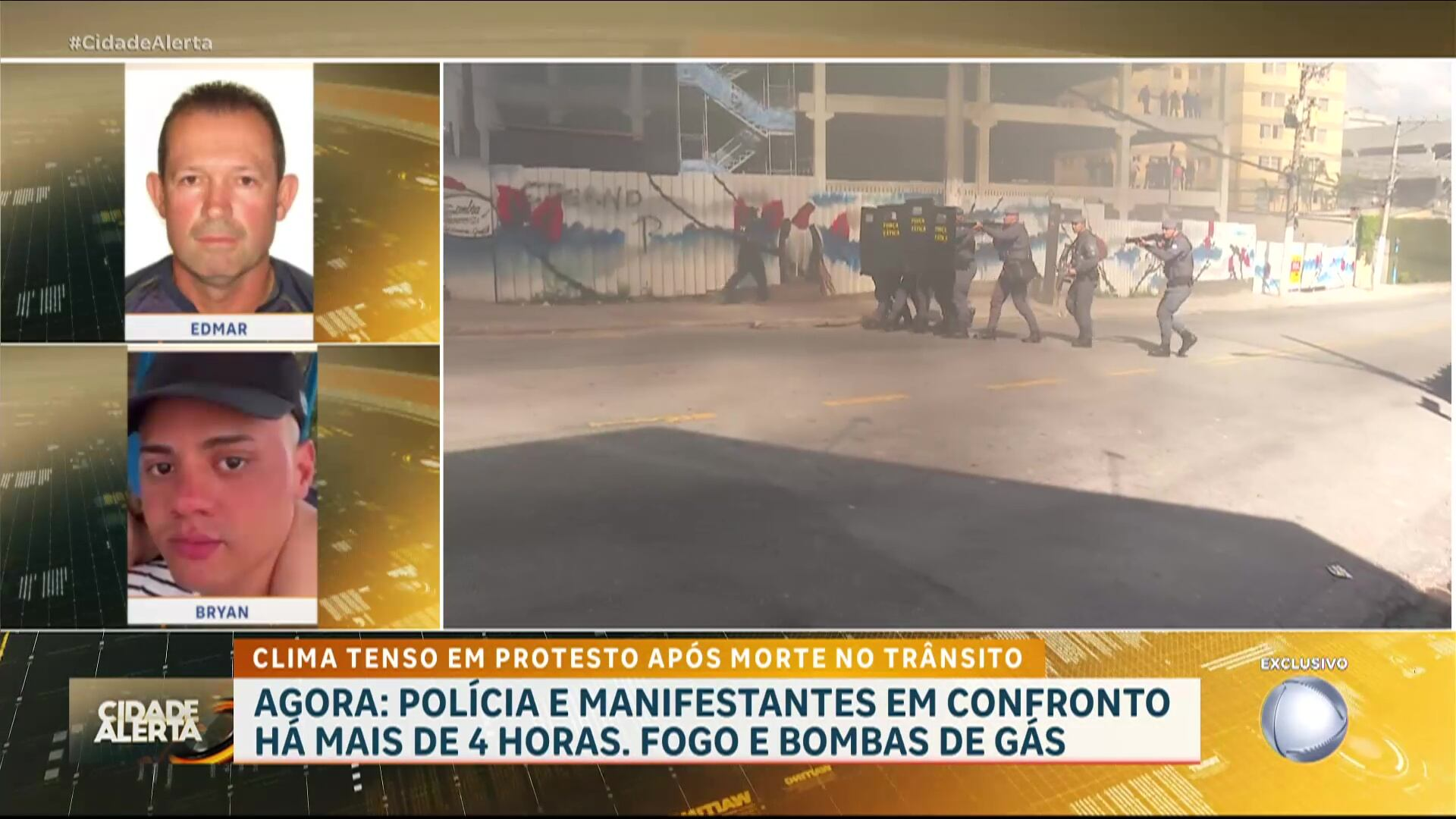 Briga de trânsito termina em morte em São Paulo após motociclista ser baleado