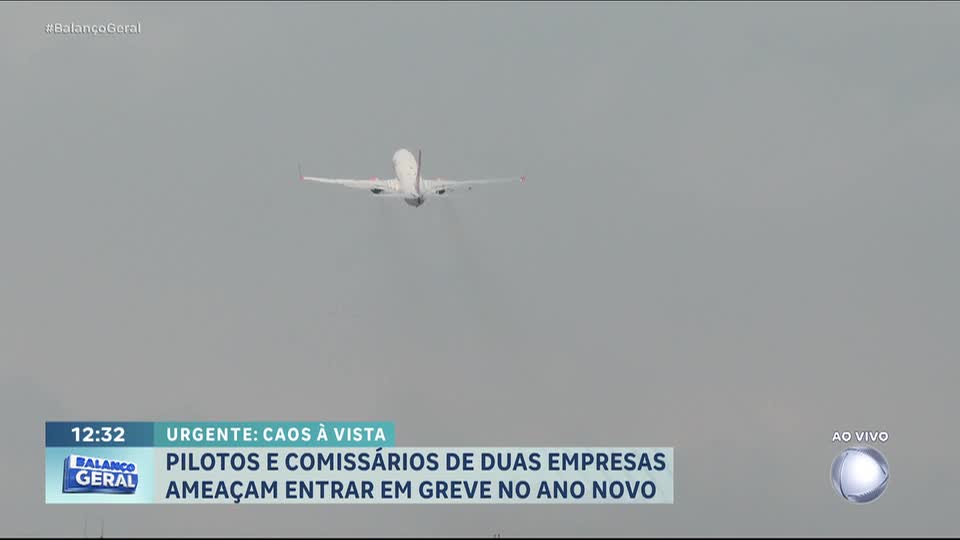 Pilotos e comissários ameaçam entrar em greve em São Paulo