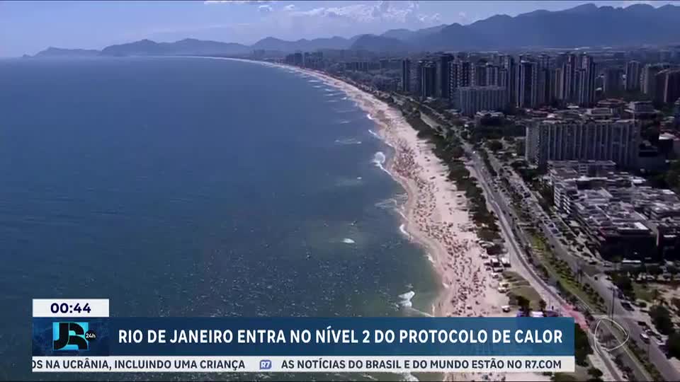 RJ atinge nível 2 do protocolo de calor com temperaturas acima de 36 graus