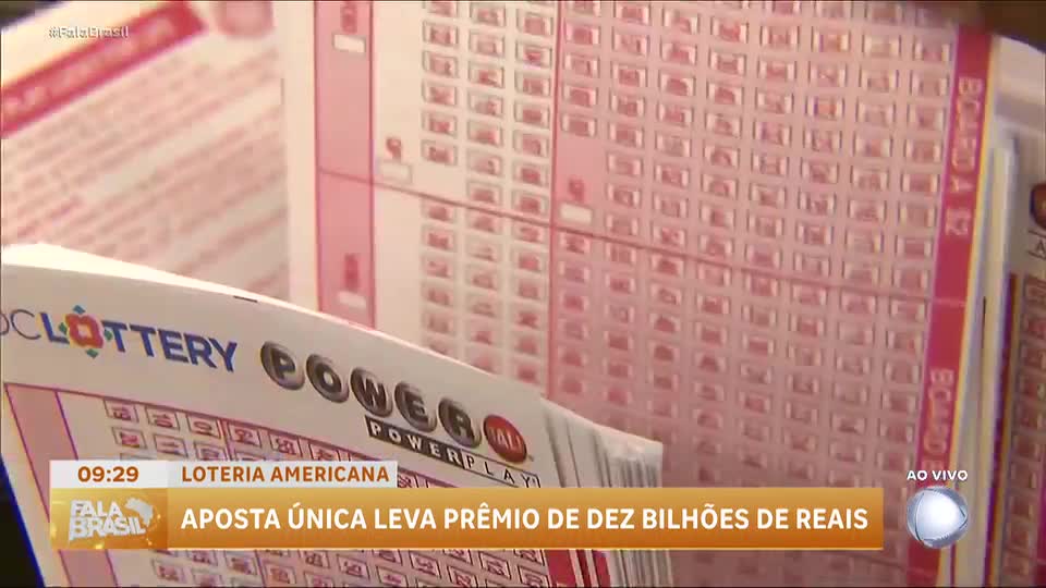 Apostador fatura cerca de R$ 10 bilhões em loteria nos Estados Unidos