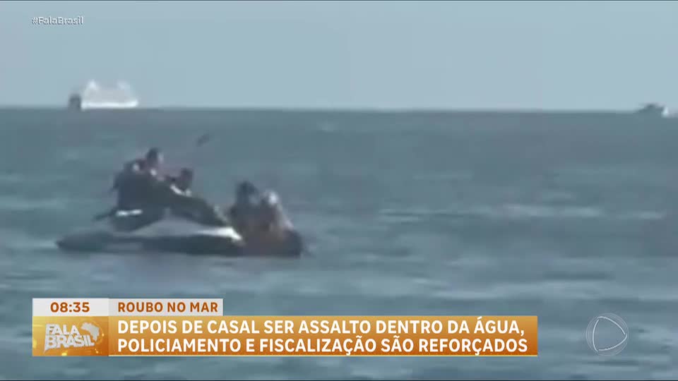 Policiamento é reforçado no litoral de SP após assalto a casal em caiaque