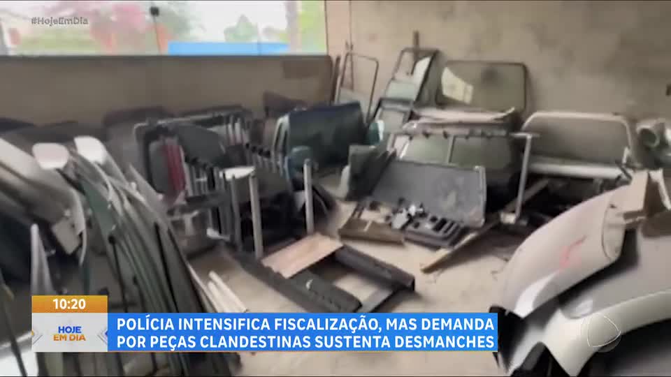 Furtos de veículos em São Paulo alimentam mercado ilegal de peças