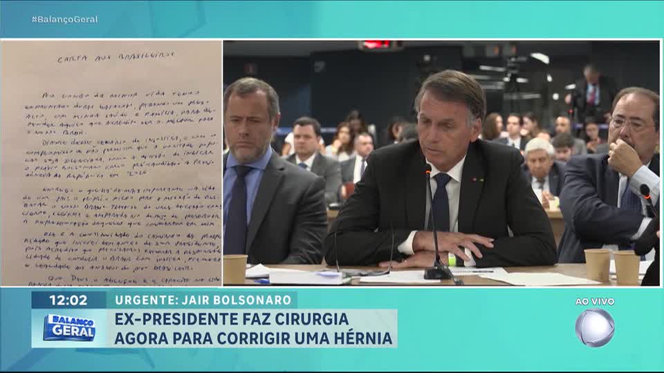 Cirurgia de Bolsonaro nesta quinta-feira (25) deve durar quatro horas