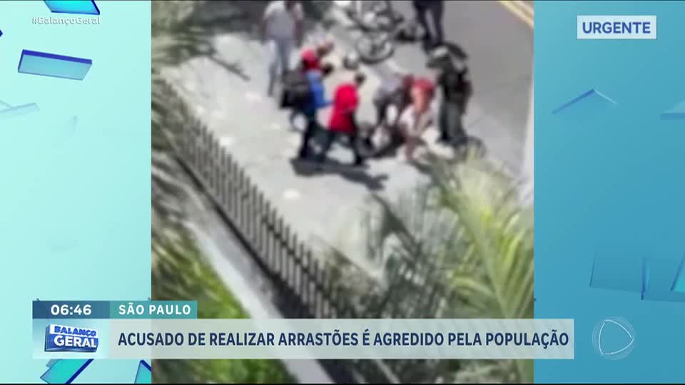 Homem acusado de realizar arrastões em SP é capturado após perseguição envolvendo motociclistas
