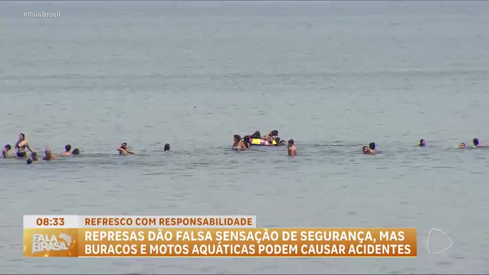 Veja dicas de como se refrescar sem riscos em represas