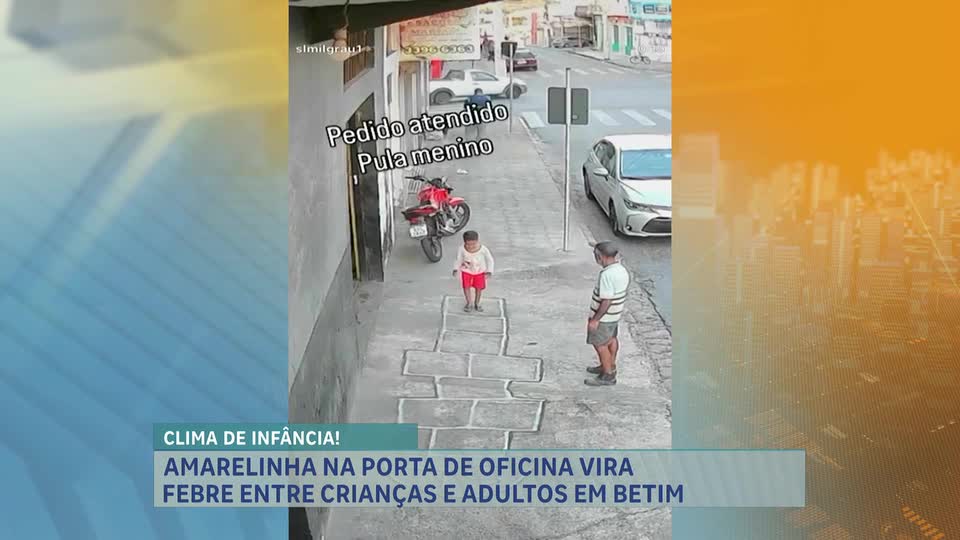 Oficina na Grande BH promove diversão com amarelinha na calçada