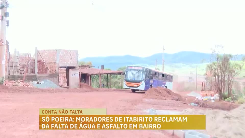 Moradores reclamam de falta de infraestrutura em bairro de Itabirito (MG)