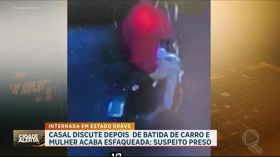 Mulher é esfaqueada pelo namorado após discussão por acidente de carro