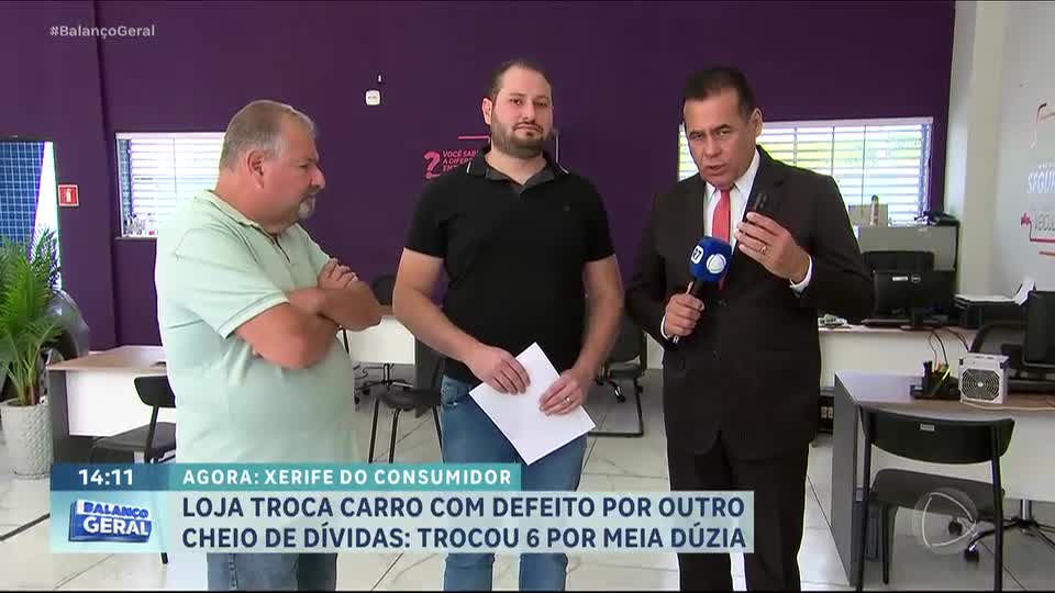 Xerife do Consumidor: Cliente compra carro com defeito, e concessionária troca por outro com dívidas