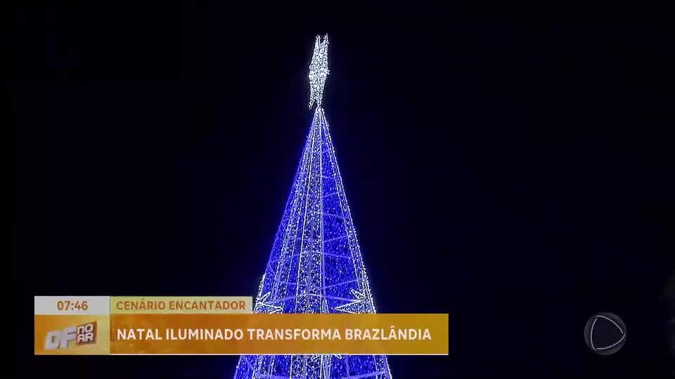 Brazlândia (DF) completa 92 anos e encanta moradores com Natal Iluminado