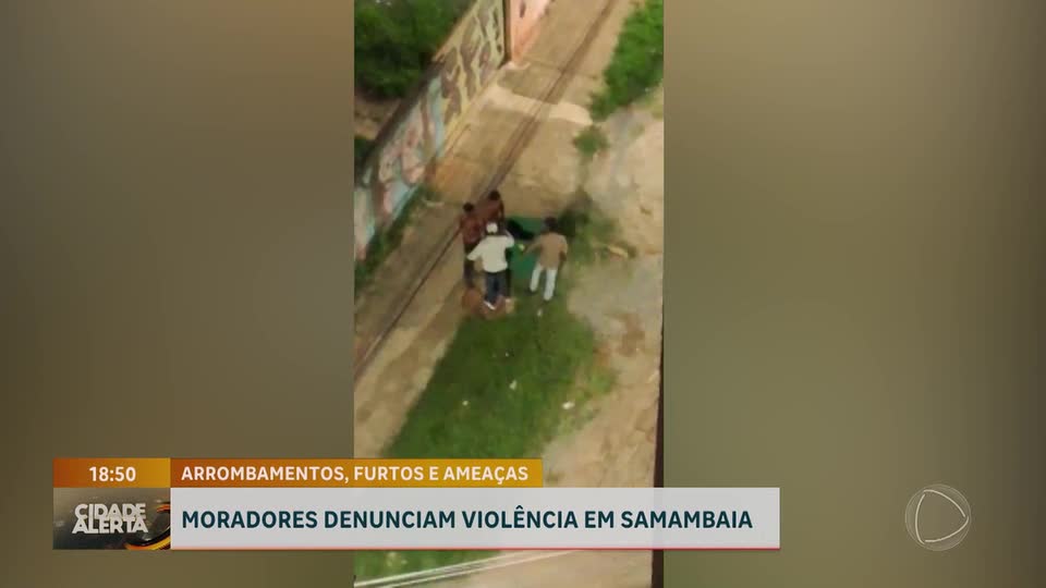 Moradores denunciam violência em Samambaia (DF)