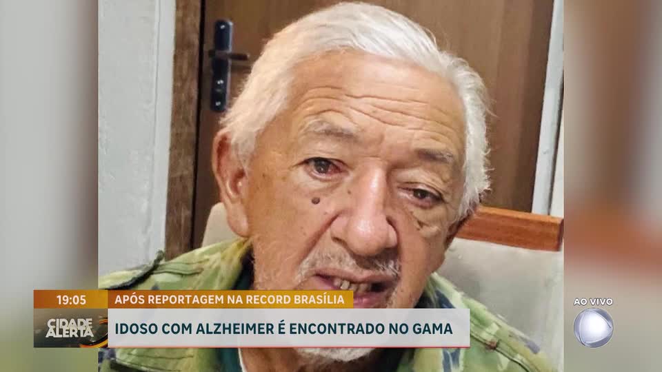 Homem de 78 anos desaparecido é encontrado após reportagem da RECORD