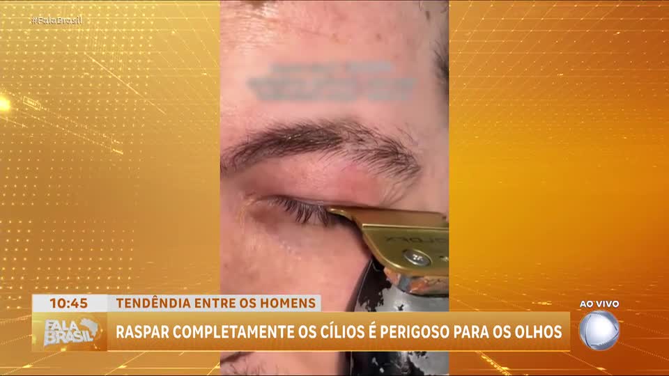 Especialistas alertam para os perigos de raspar completamente os cílios
