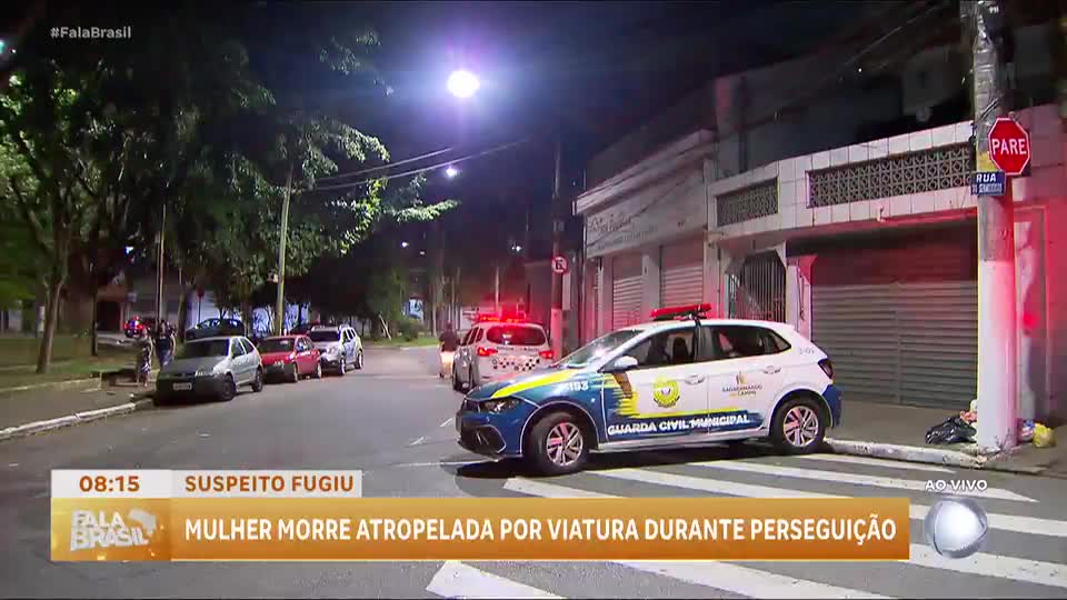 Mulher morre depois de ser atropelada por viatura da GCM em São Bernardo do Campo (SP)