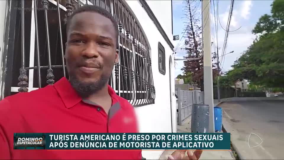 Turista americano é preso por crimes sexuais após denúncia de motorista de aplicativo