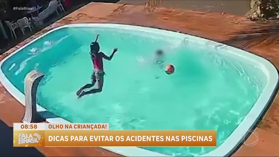 Cuidados essenciais podem evitar que crianças se afoguem em piscinas