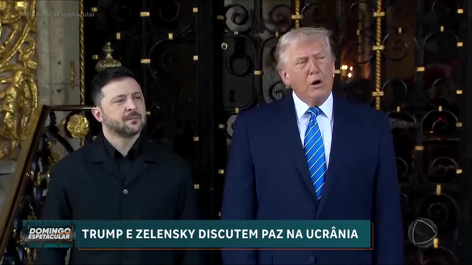 Trump recebe Zelensky na Flórida para avançar em acordo de paz na Ucrânia