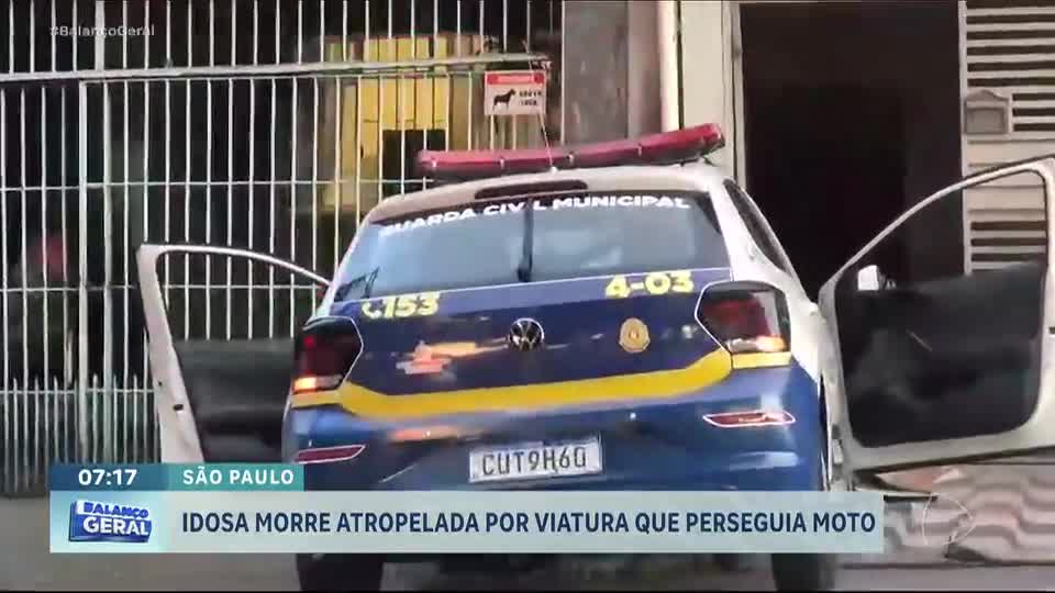 Idosa morre atropelada por viatura da GCM em São Bernardo do Campo