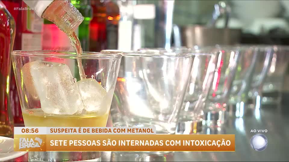 Sete pessoas são internadas na Bahia por suspeita de intoxicação por metanol