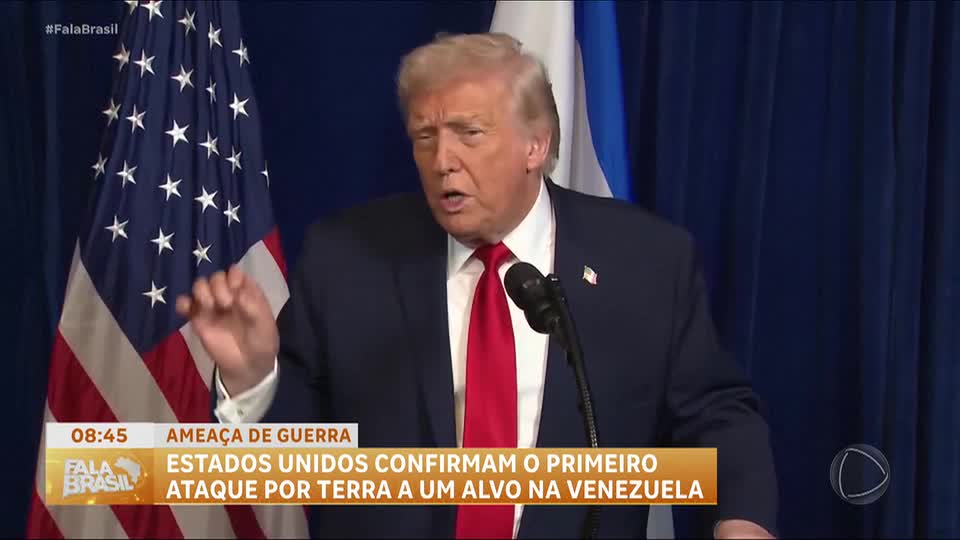 EUA anunciam primeiro ataque ataque a alvo terrestre na Venezuela