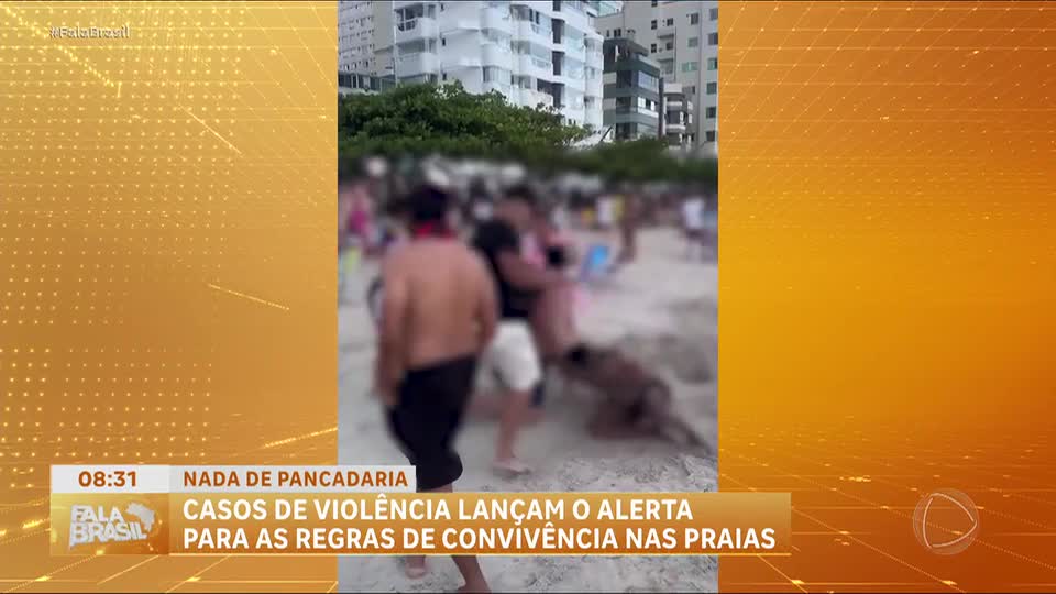 Casos de violência alertam para regras de convivência em praias brasileiras