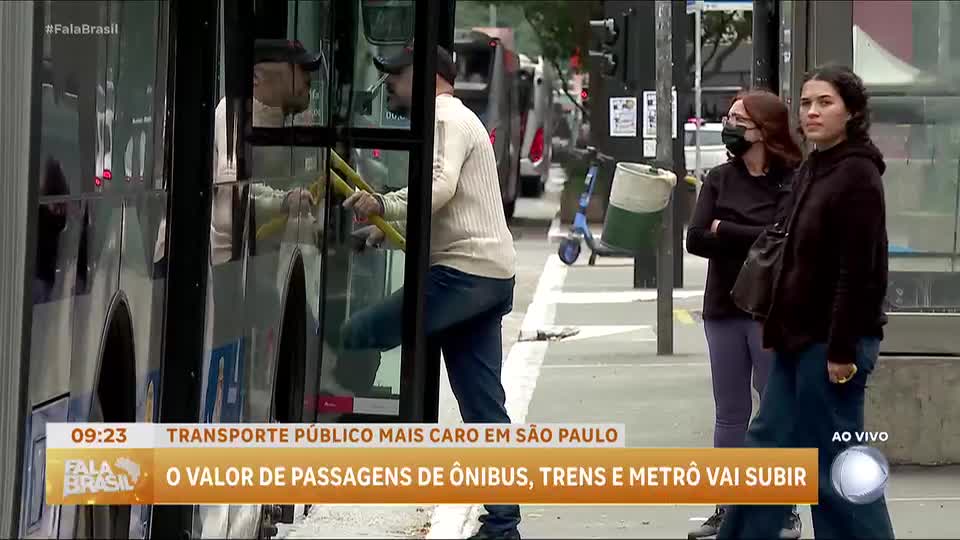 Tarifas de transporte público em São Paulo terão aumento no início de 2026