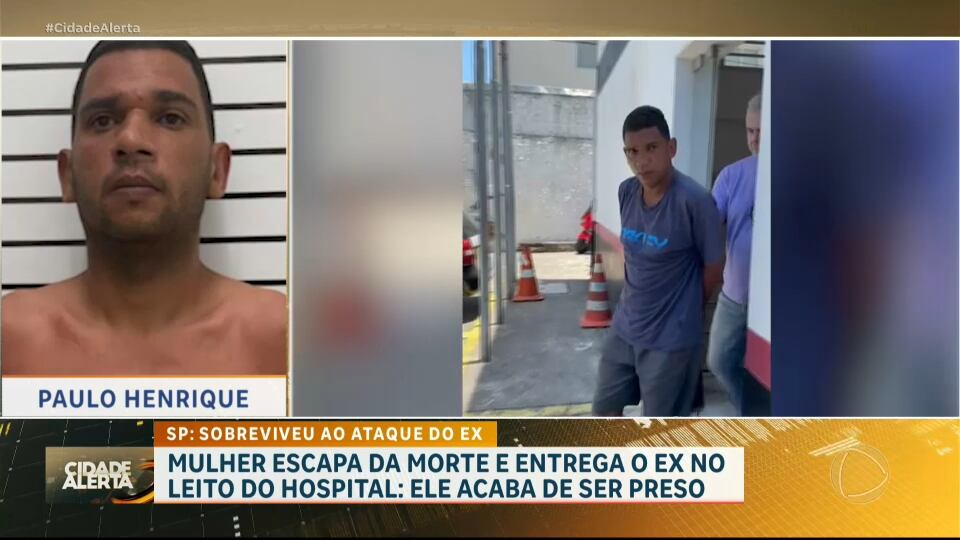Mulher escapa da morte e denuncia o ex-namorado no leito do hospital