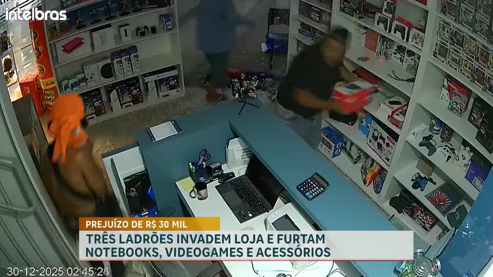 Invasão a loja de computadores em BH causa prejuízo de R$ 30 mil