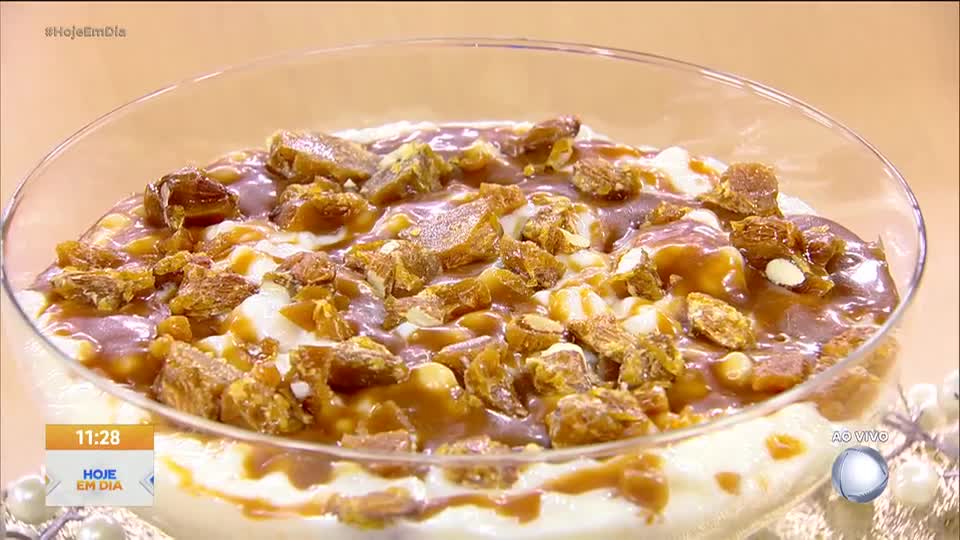 Receita do Chef: Sagu com caramelo salgado é receita fácil para o Réveillon