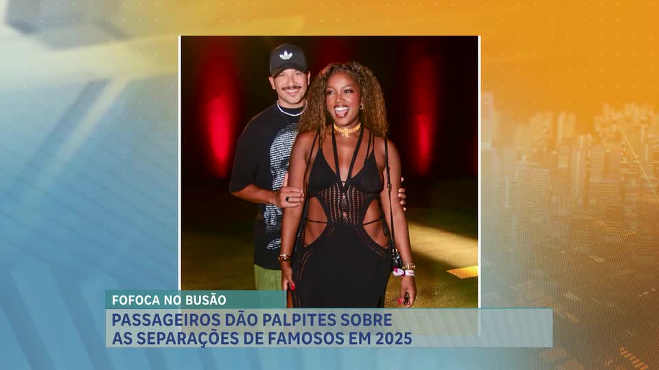 "Fofoca no busão": Leila e Asafe vão às ruas para falar sobre as separações que marcaram o ano