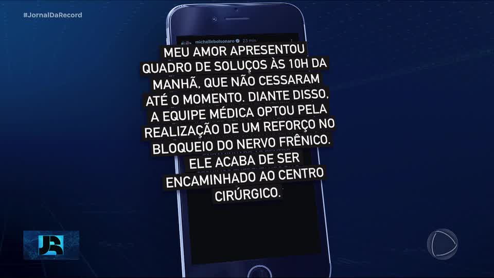 Bolsonaro passa por nova cirurgia após crise de soluços
